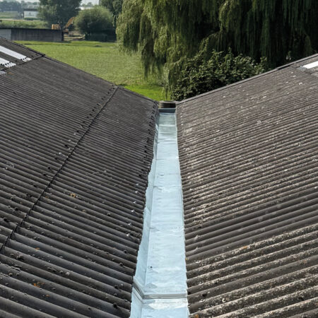 Na aanbrengen zinkwerk